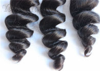 Durable100g الطبيعية موجة بيرو الشعر البشري نسج دون الكيميائية