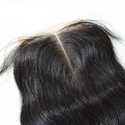 الجزء الأوسط الانسان الشعر الرباط اختتام مع شعر الطفل 4x4 لون الجسم الطبيعي الموجة