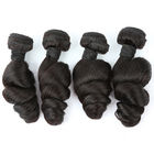 ثلاثة الجزء 100 بيرو العذراء ريمي الشعر فضفاض موجة نسج اللون الطبيعي