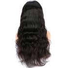 100 ٪ شعرة الإنسان الطبيعي الرباط الجبهة الباروكات / الشعر المستعار الطويل للنساء السود